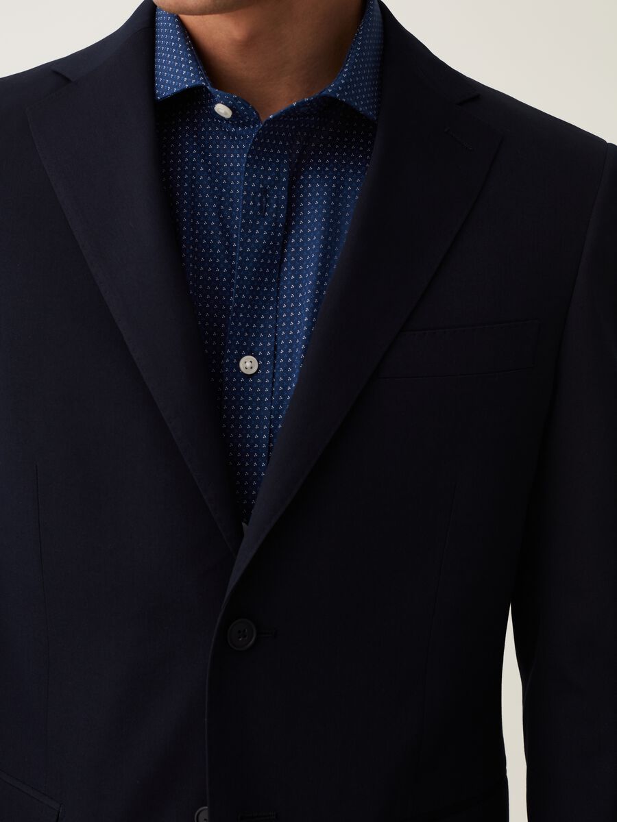 Blazer regular fit blu navy_3