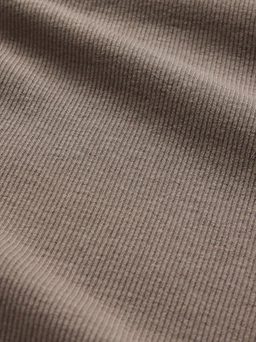 Ribbed T-shirt in stretch modal and cotton_4