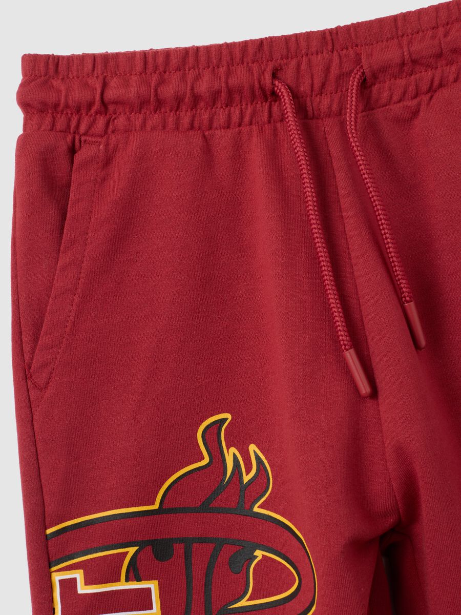 Children's red pure cotton regular fit set with Miami Heat print_3
