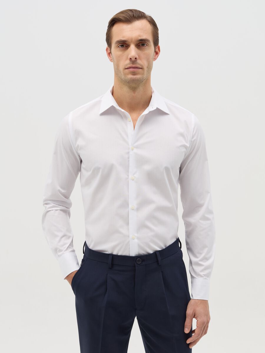 Slim-fit easy-iron shirt_0