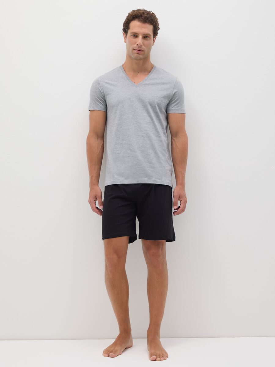 Regular fit multicolour cotton blend pyjamas_2