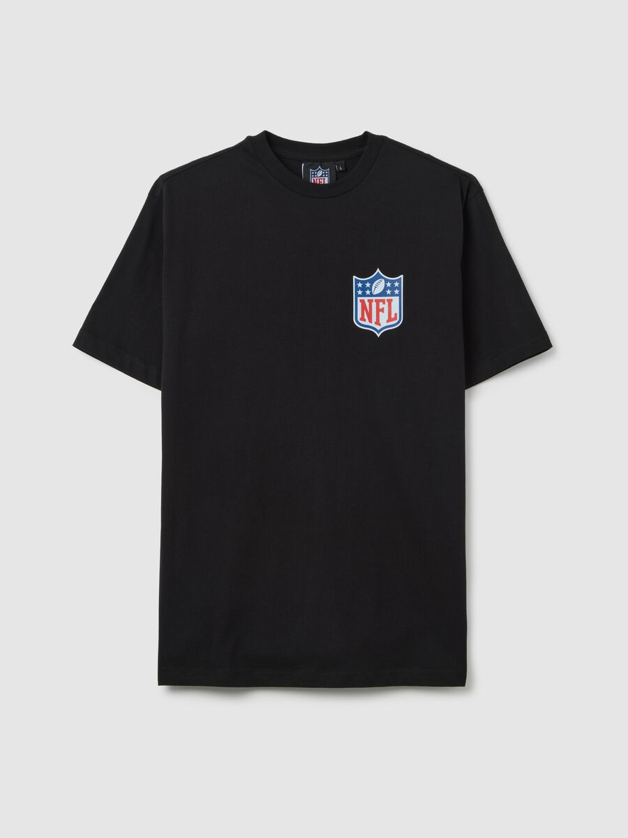Black Pure Cotton NFL Short Sleeve T-shirt_4