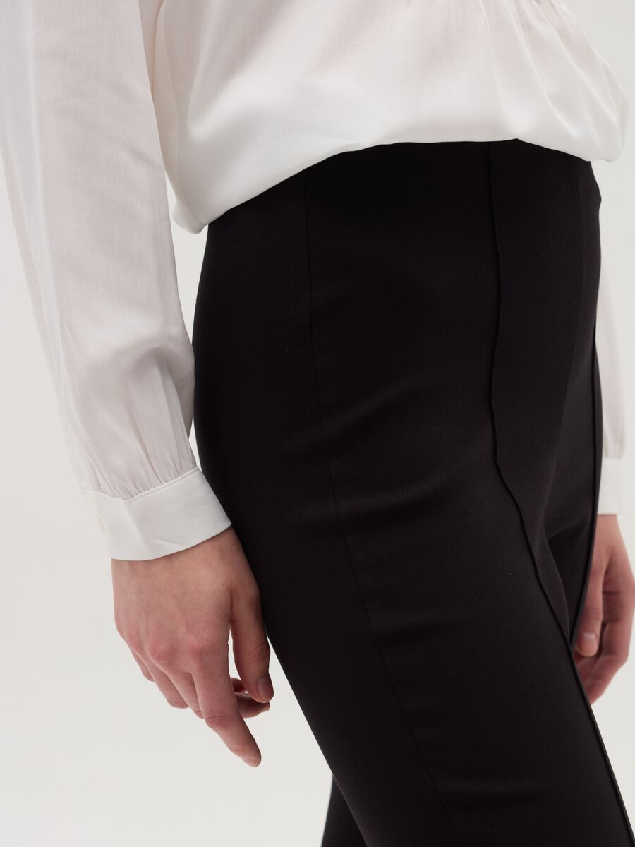 Leggings with raised stitching_3