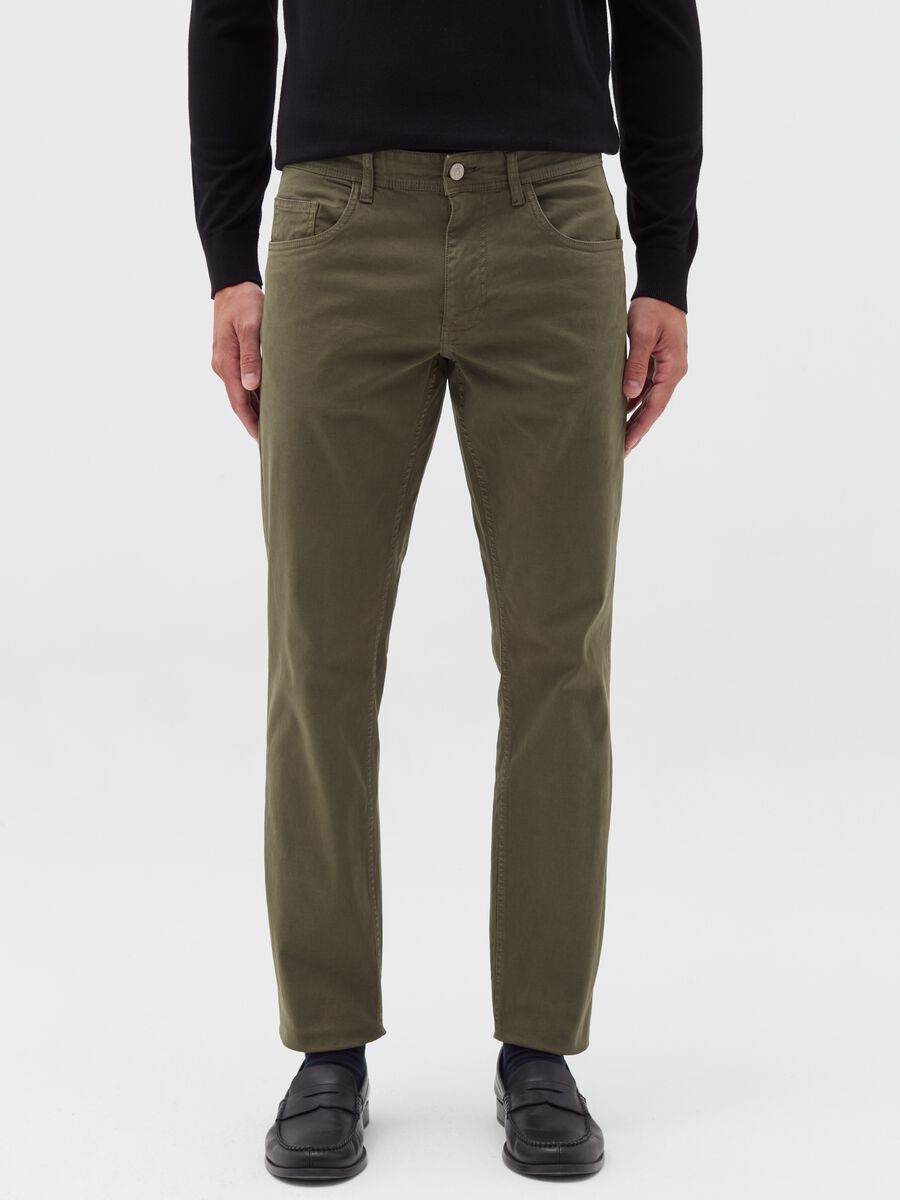 Regular-fit trousers with five pockets_1