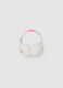 White Faux Fur Headphones_0