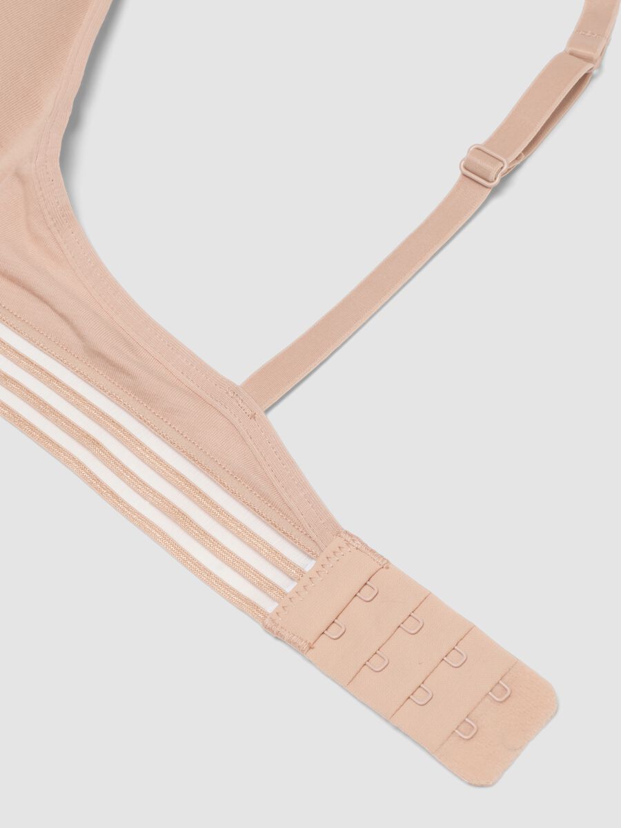 Reggiseno a triangolo in cotone biologico elasticizzato beige_5