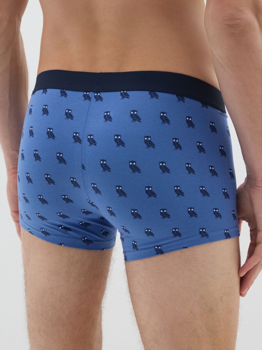 Tripack multicolour regular fit stretch cotton boxers_2