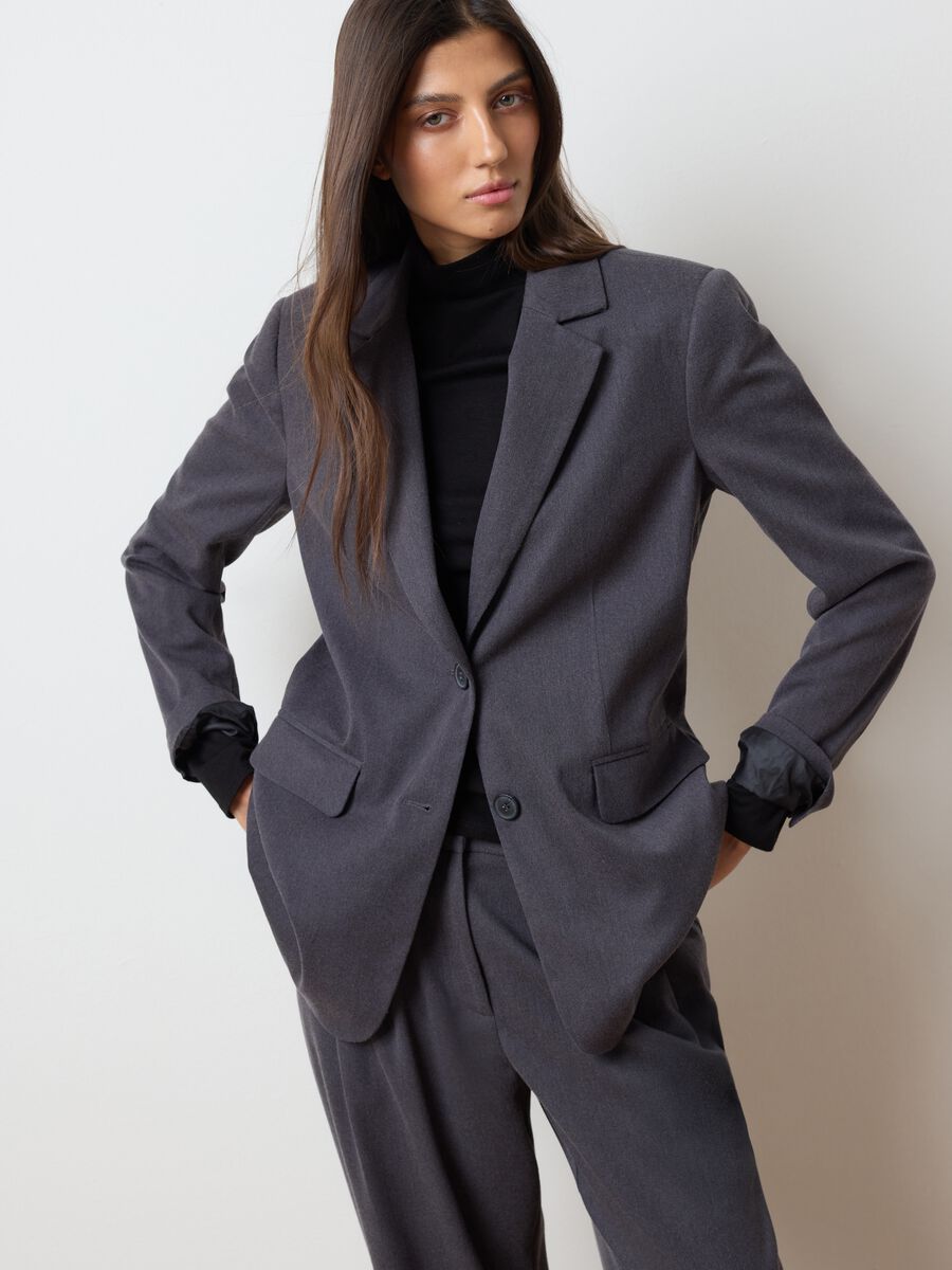 Blazer grigio regular fit_2