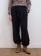 Black relaxed-fit viscose-blend trousers_1
