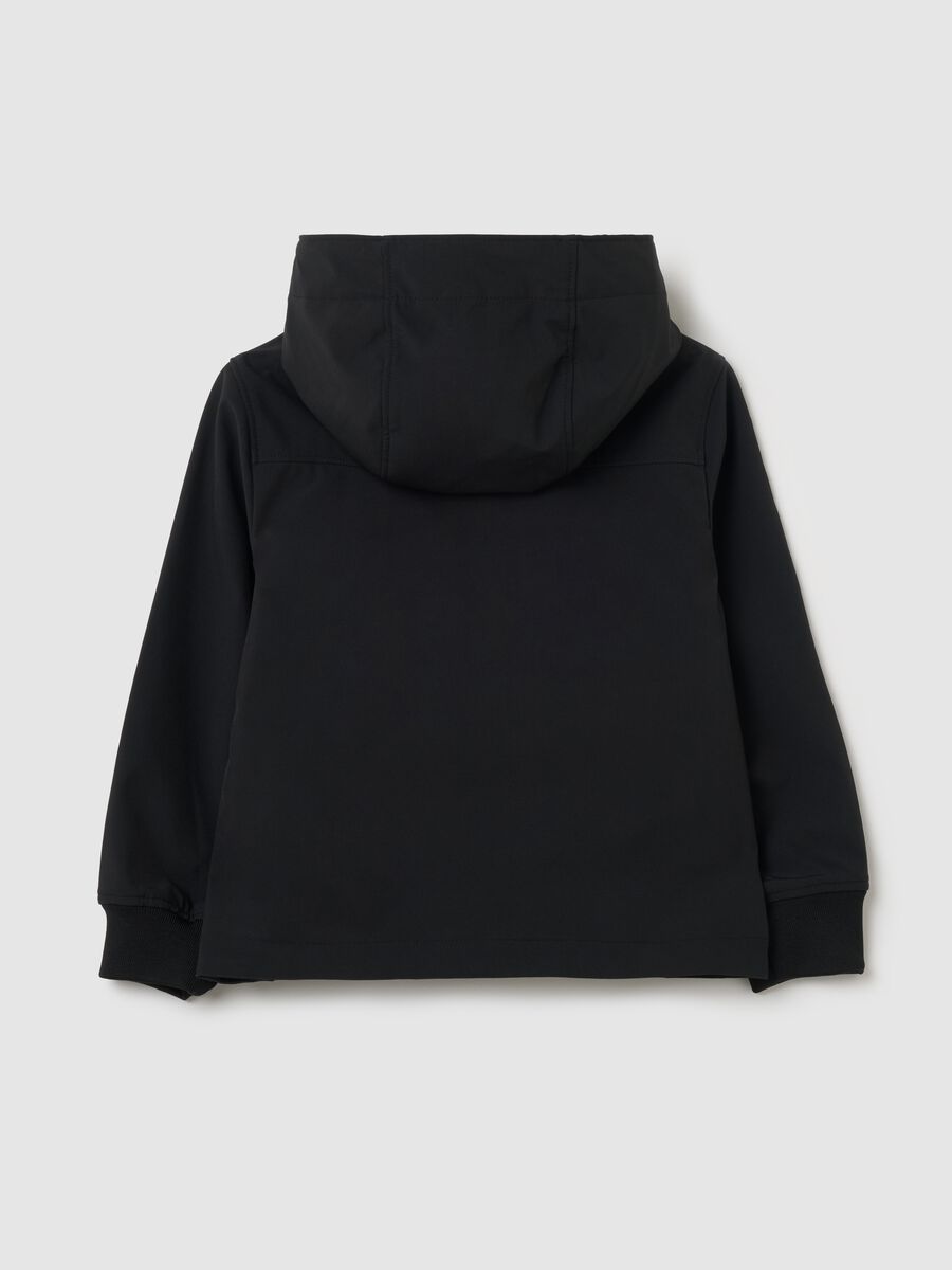 Water-repellent jacket with hood_1
