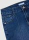 Regular fit wide leg blue denim trousers_1