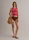 Brown stretch-fabric bikini bottoms_0