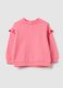 French terry sweatshirt with frills_0