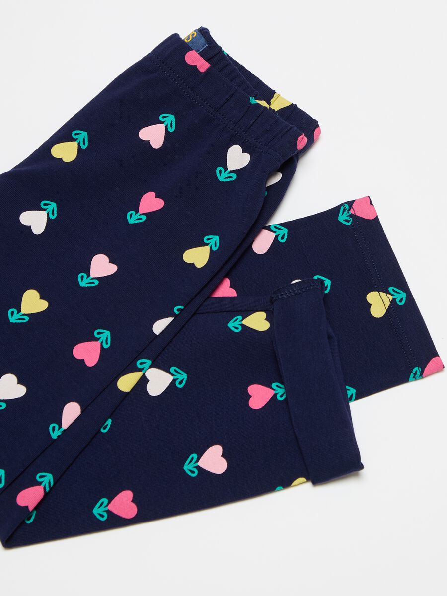 Three-quarter leggings with print_2