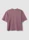 T-shirt in puro cotone rosa da ragazza oversize fit_4
