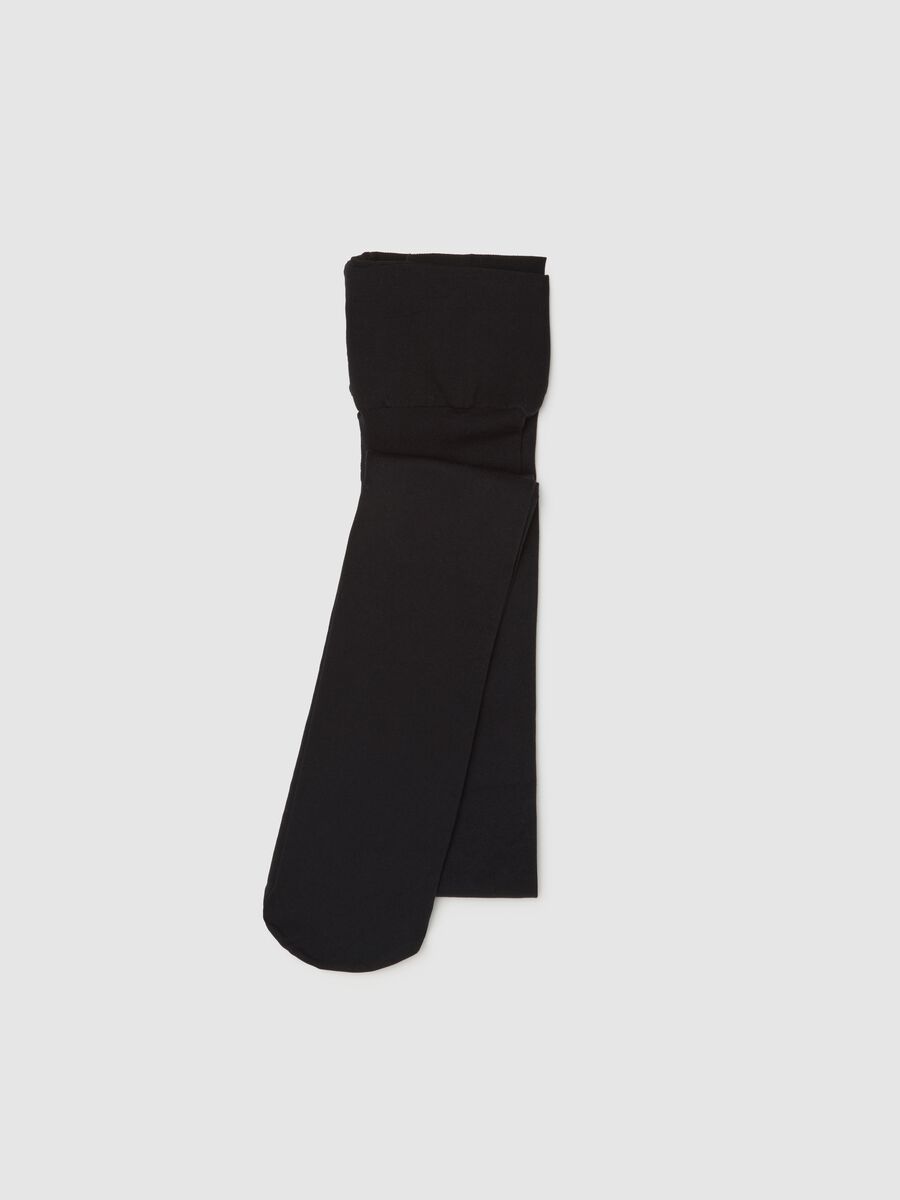 Collant in tessuto elasticizzato neri_1
