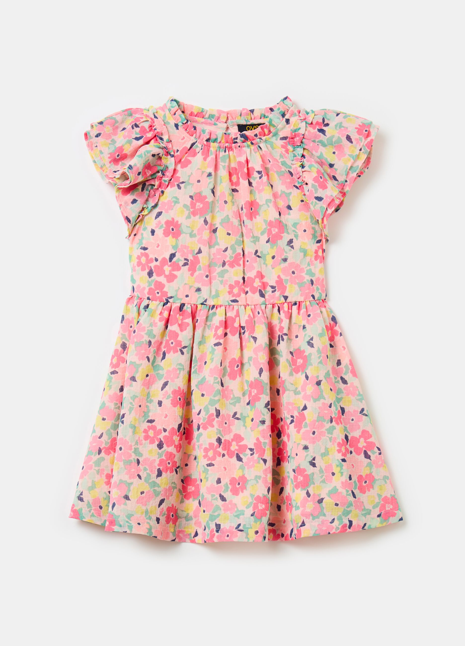 Dress with floral pattern