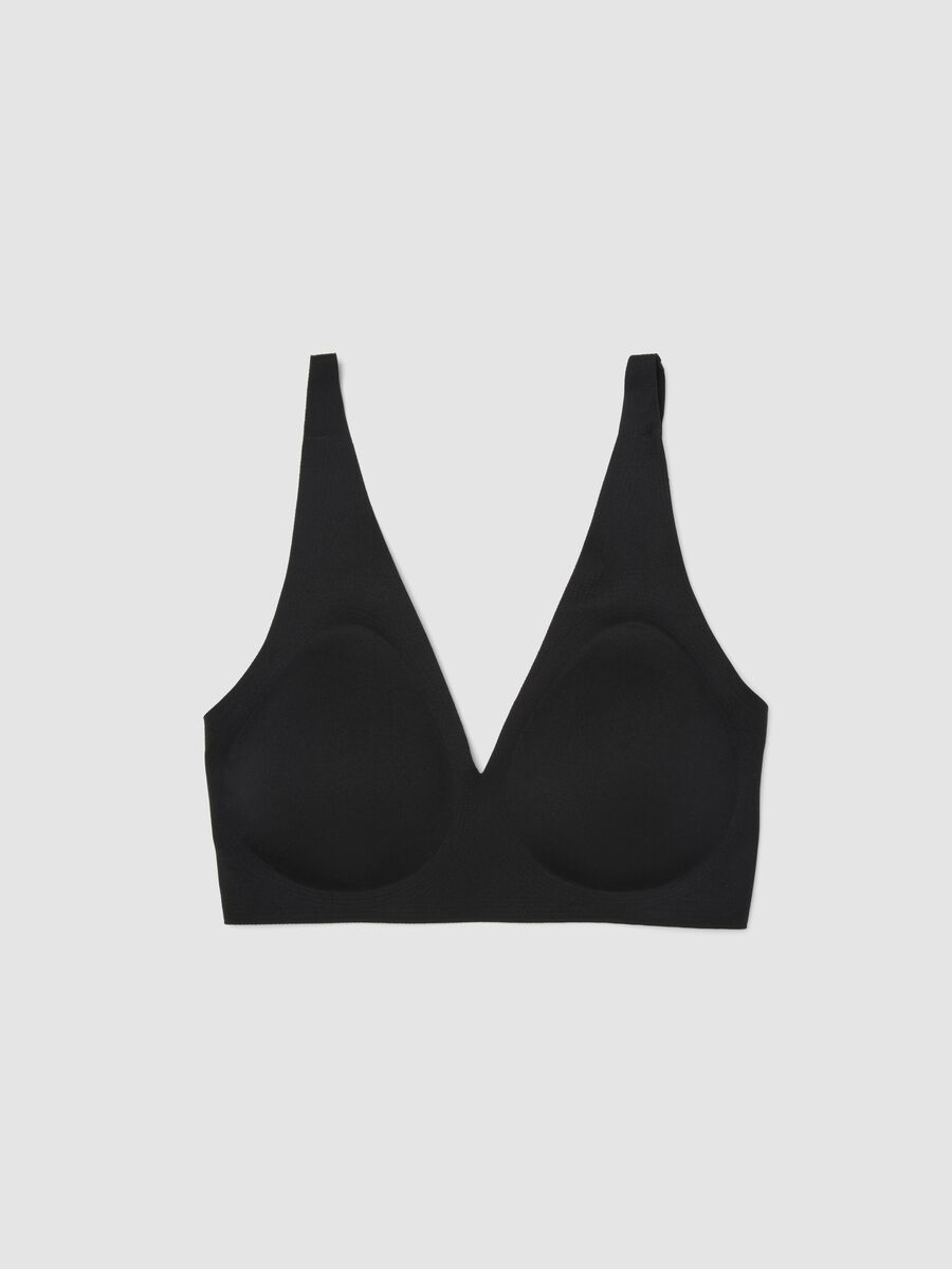 Black bra with removable padding_0