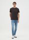 brown pure cotton t-shirt regular fit_0