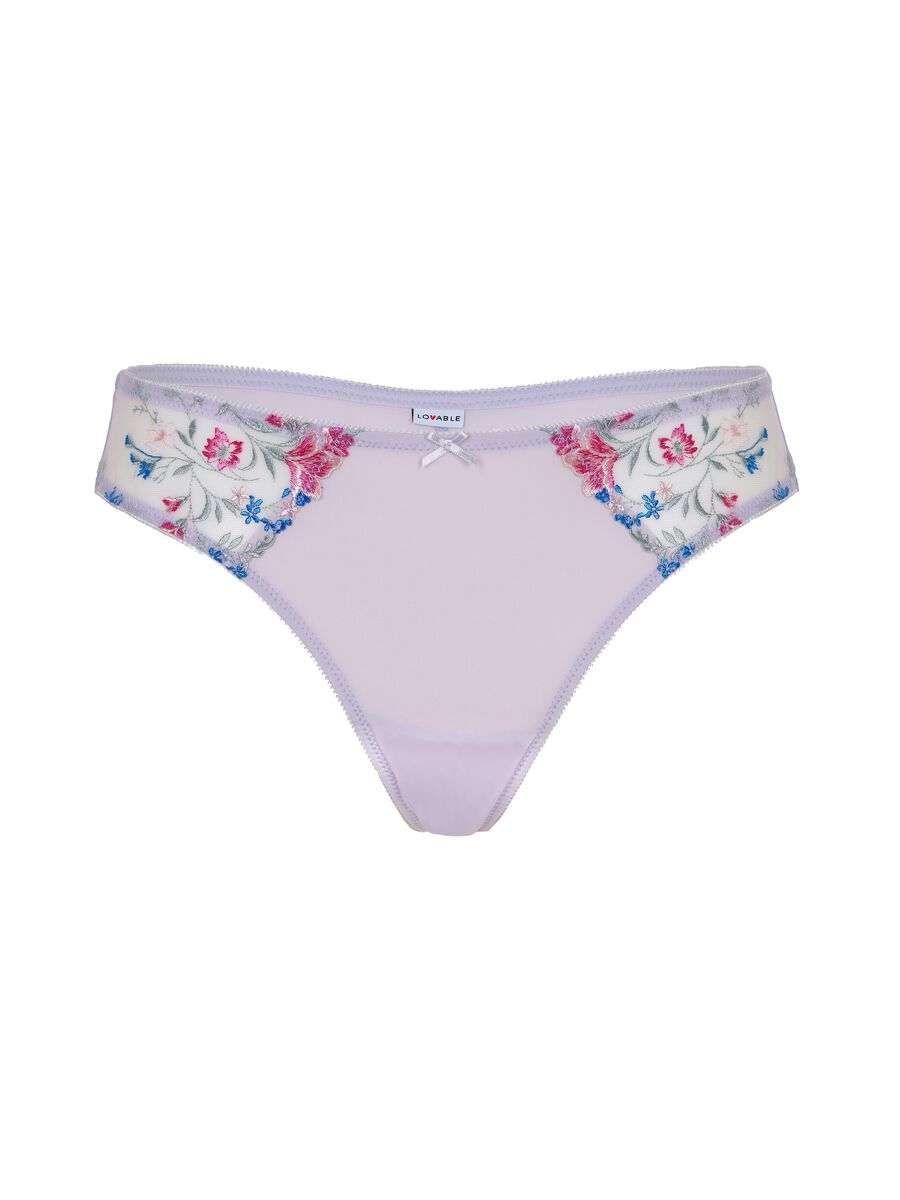 Embroidered lace Brazilian-cut briefs with floral embroidery_4