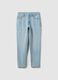 Regular fit blue jeans in pure cotton_4
