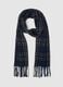 Checked Multicolour Scarf with Tassels_0