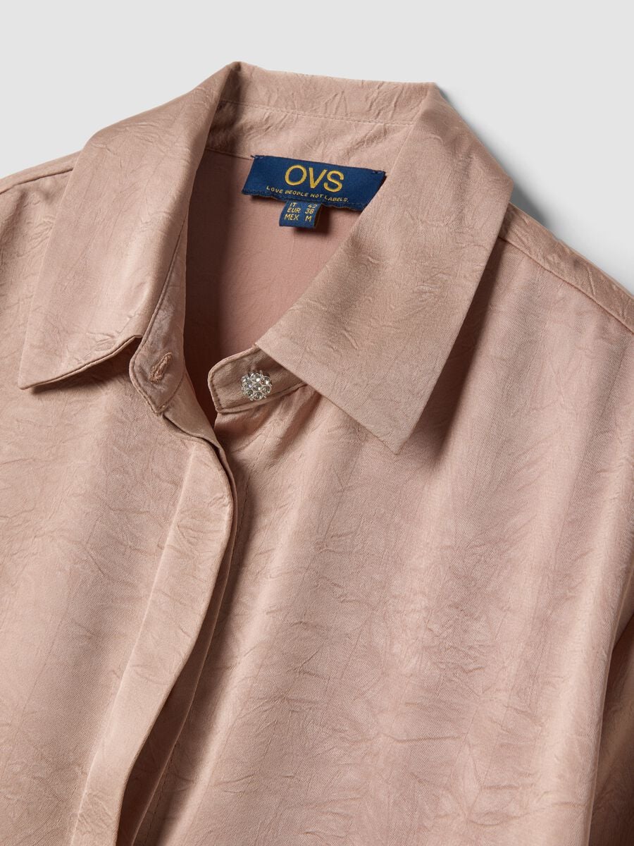Camicia rosa regular fit con colletto classico_5