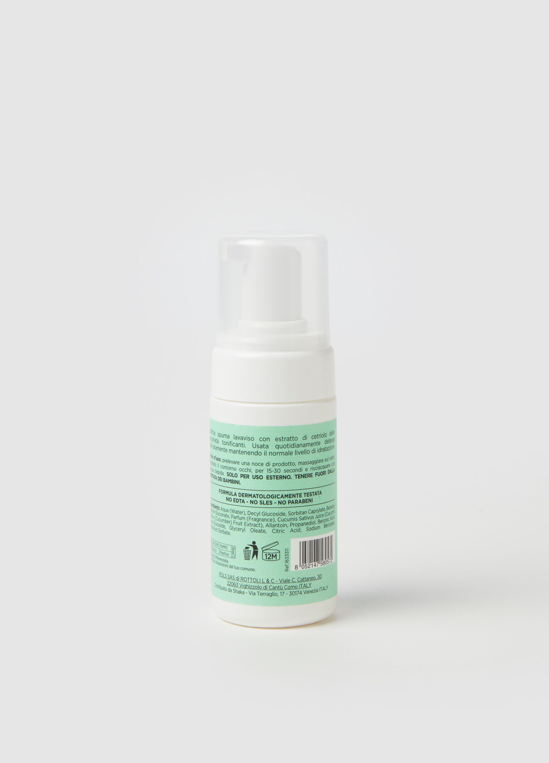 Cucumber cleansing mousse
