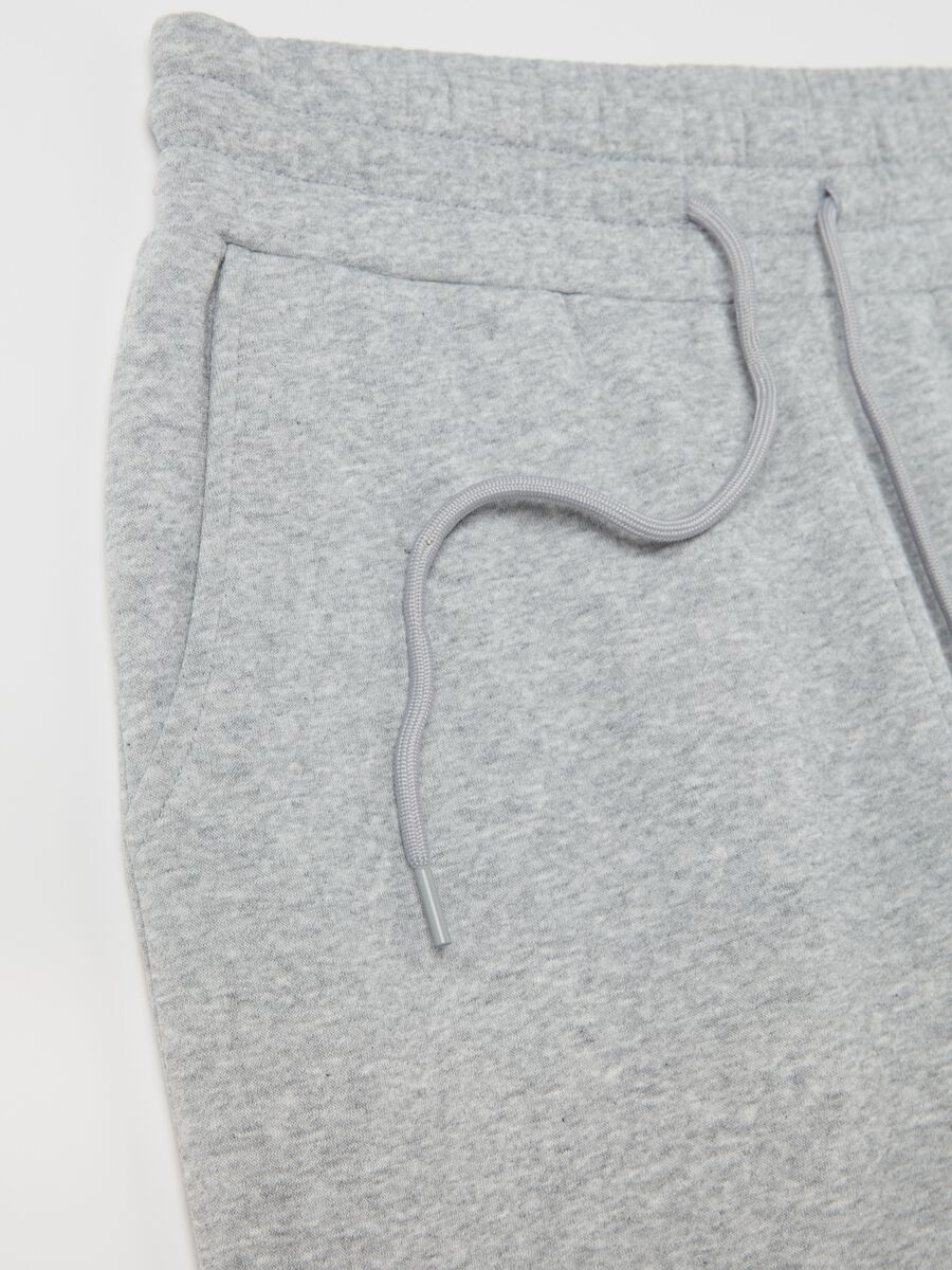 Fleece joggers with drawstring_5