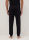 Black pure cotton pyjama trousers regular fit_2