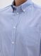 Regular blue cotton blend shirt_1