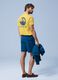 Yellow ALTAVIA SAILING T-shirt in stretch cotton blend_0