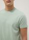 Green pure cotton short-sleeve T-shirt_3