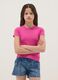Girls&rsquo; Pink Stretch Cotton T-Shirt, Regular Fit_0