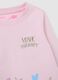 Pink girl's t-shirt with stars and hearts_2