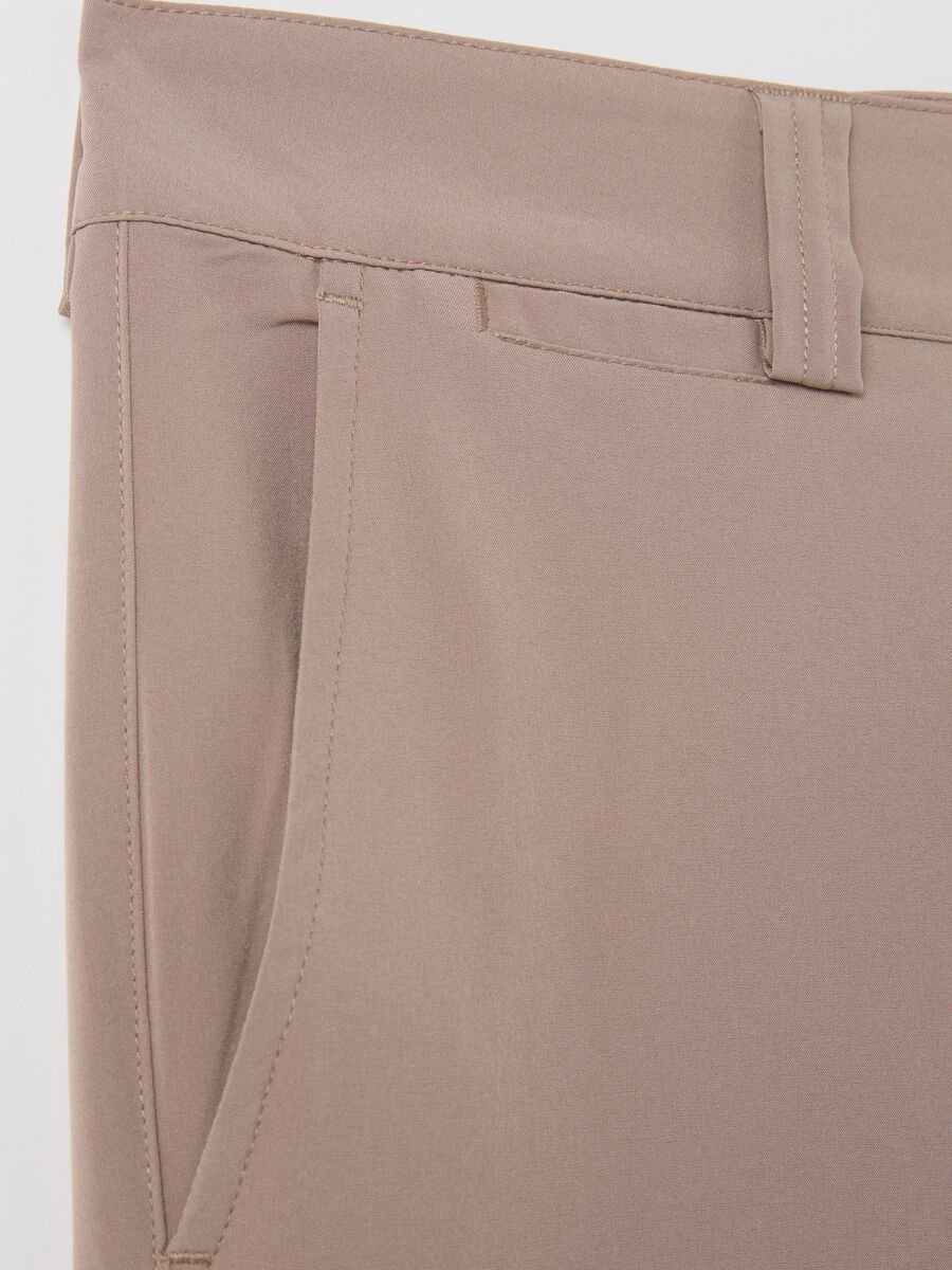 Beige Stretch Fabric Boxer Shorts Milk+Hero_5
