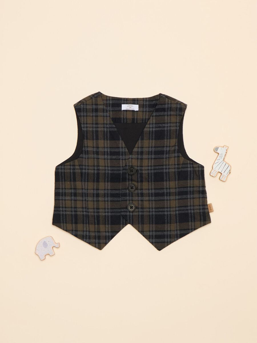 Cotton blend gilet_0