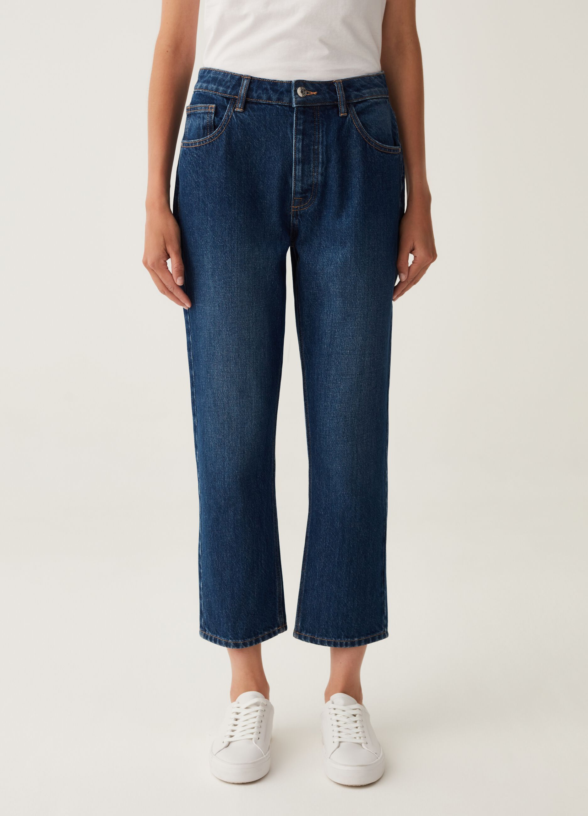 Jeans cropped straight fit