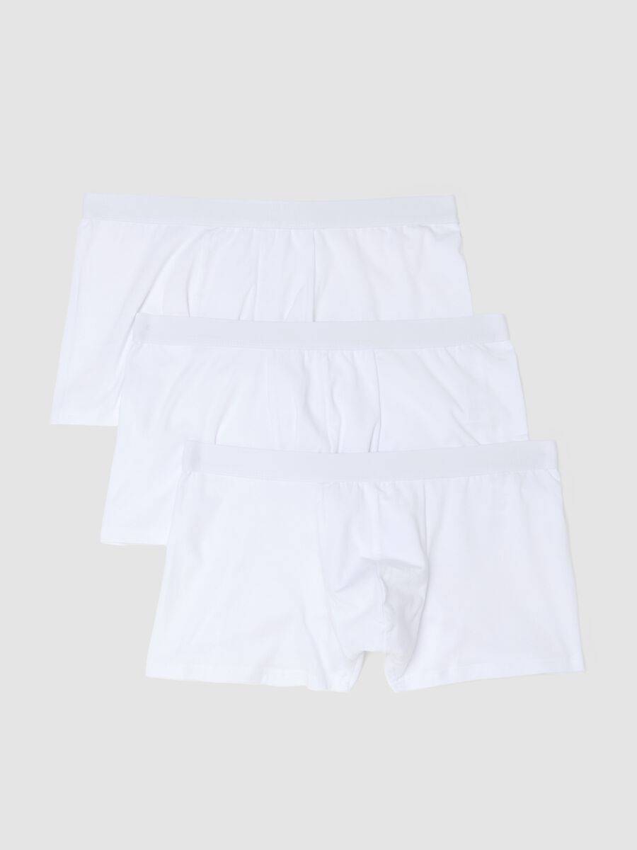 Three-pack of white organic cotton boxer shorts_4