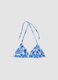 Light blue triangle bikini top in stretch fabric_4
