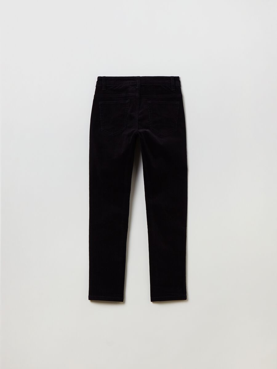 Pantaloni in corduroy cinque tasche_1