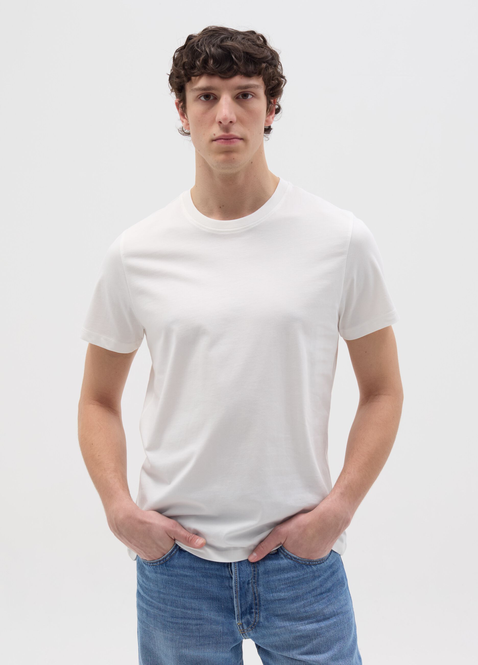 T-shirt girocollo relaxed fit