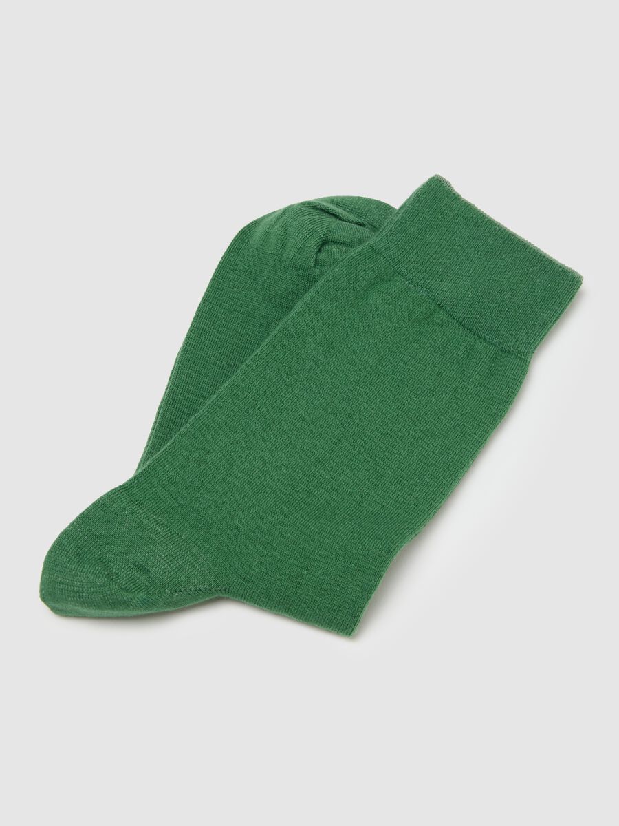 Multicolour cotton blend double pack socks_1