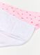 Girls' multicolor cotton briefs multipack in regular fit_3