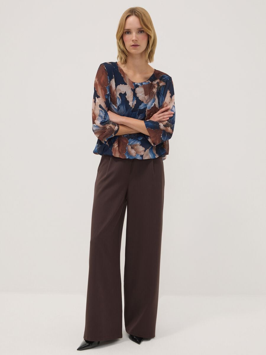 Multicolour floral print blouse, regular fit_2