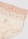Pack of five multicolour baby girl briefs in pure organic cotton_2