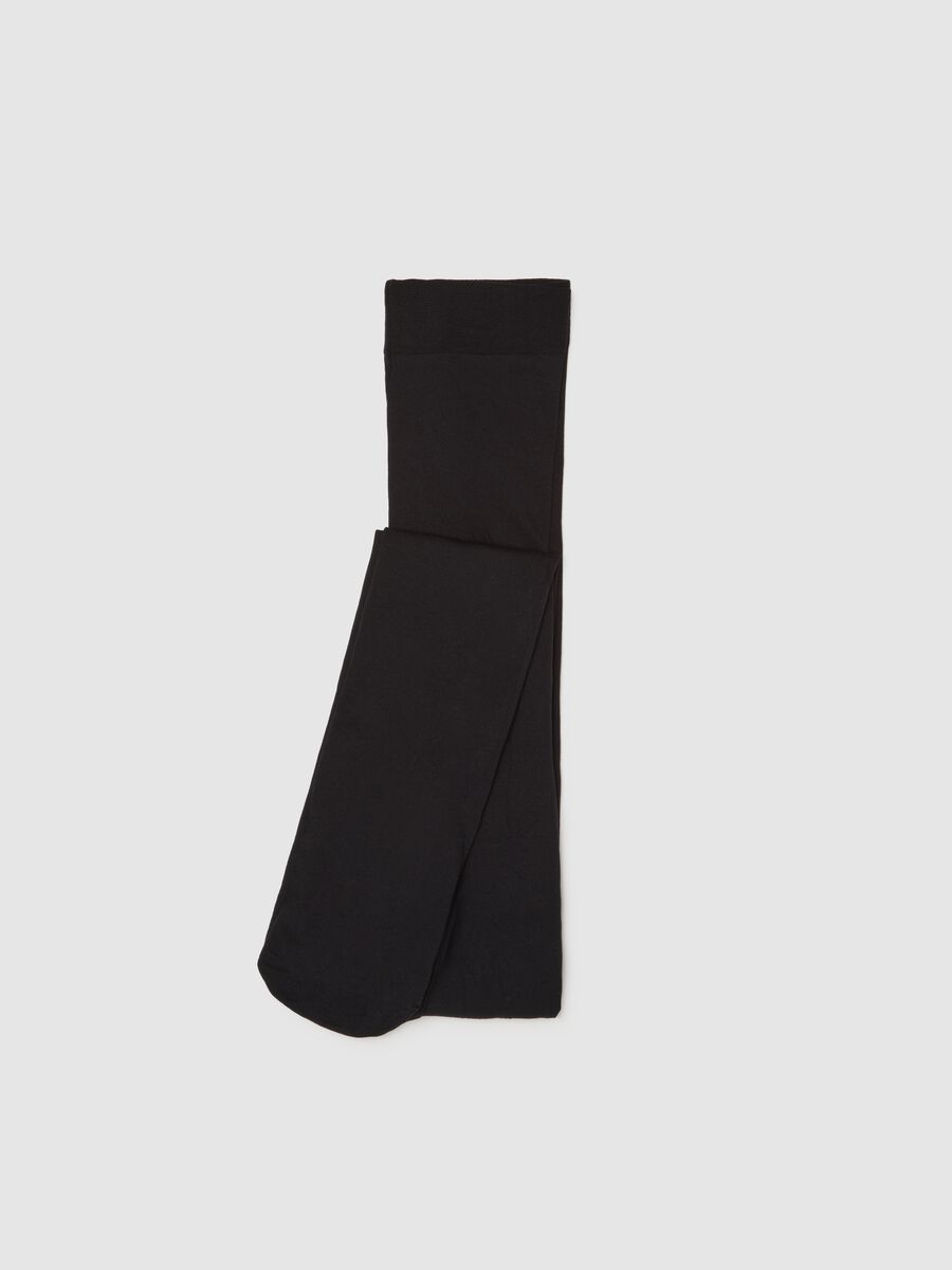 Collant in tessuto elasticizzato neri_1