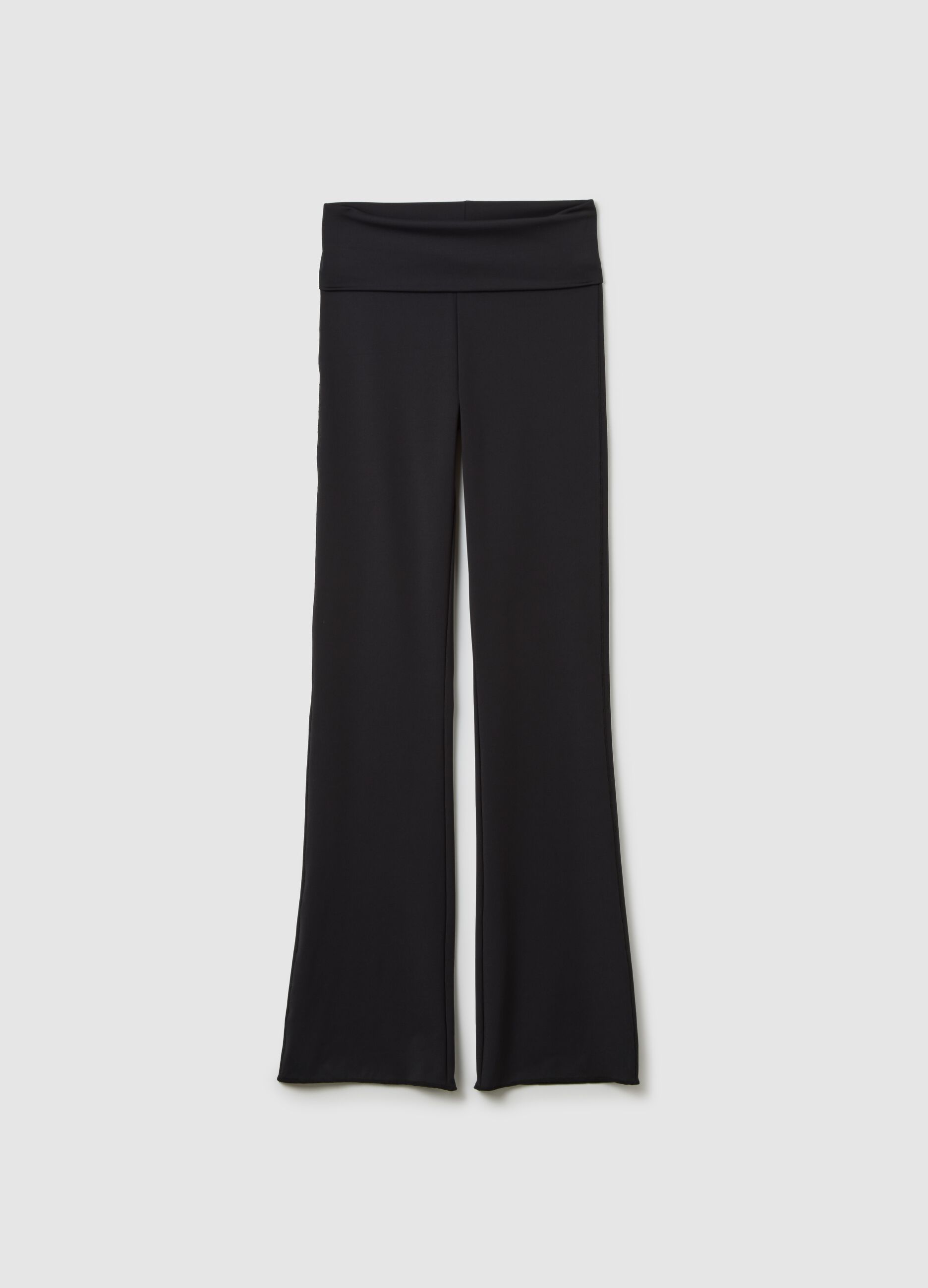 Technical Yoga Flare Pants Black