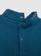 Children's blue high-neck pure cotton jumper with regular fit_3