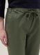 Green Stretch Cotton Trousers Regular Fit_3